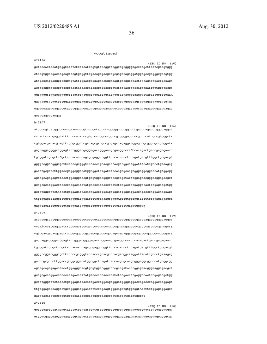 PROBE SET AND METHOD FOR IDENTIFYING HLA ALLELE - diagram, schematic, and image 37