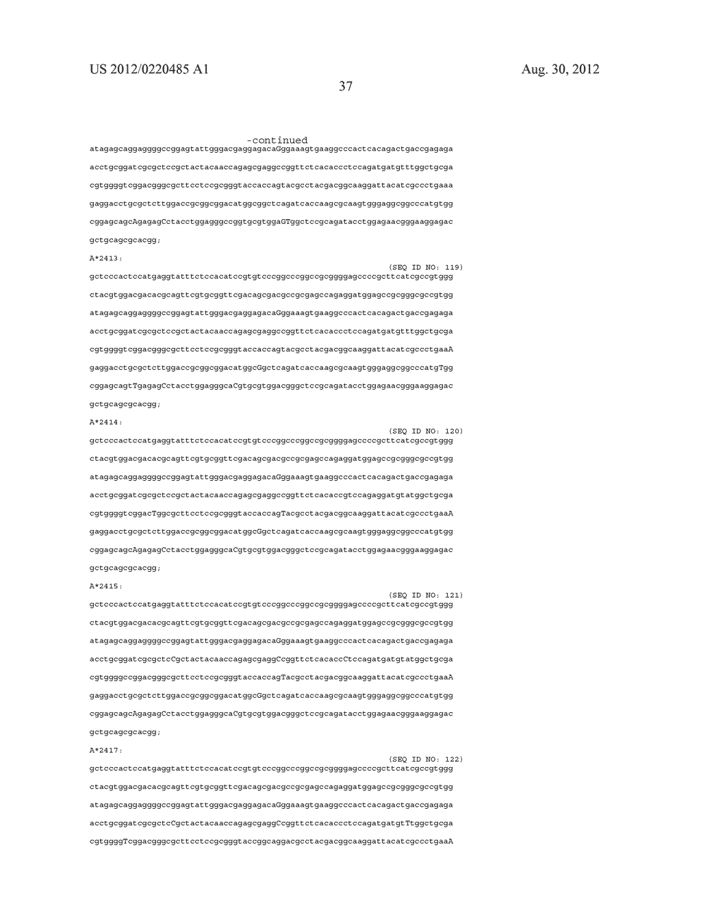 PROBE SET AND METHOD FOR IDENTIFYING HLA ALLELE - diagram, schematic, and image 38