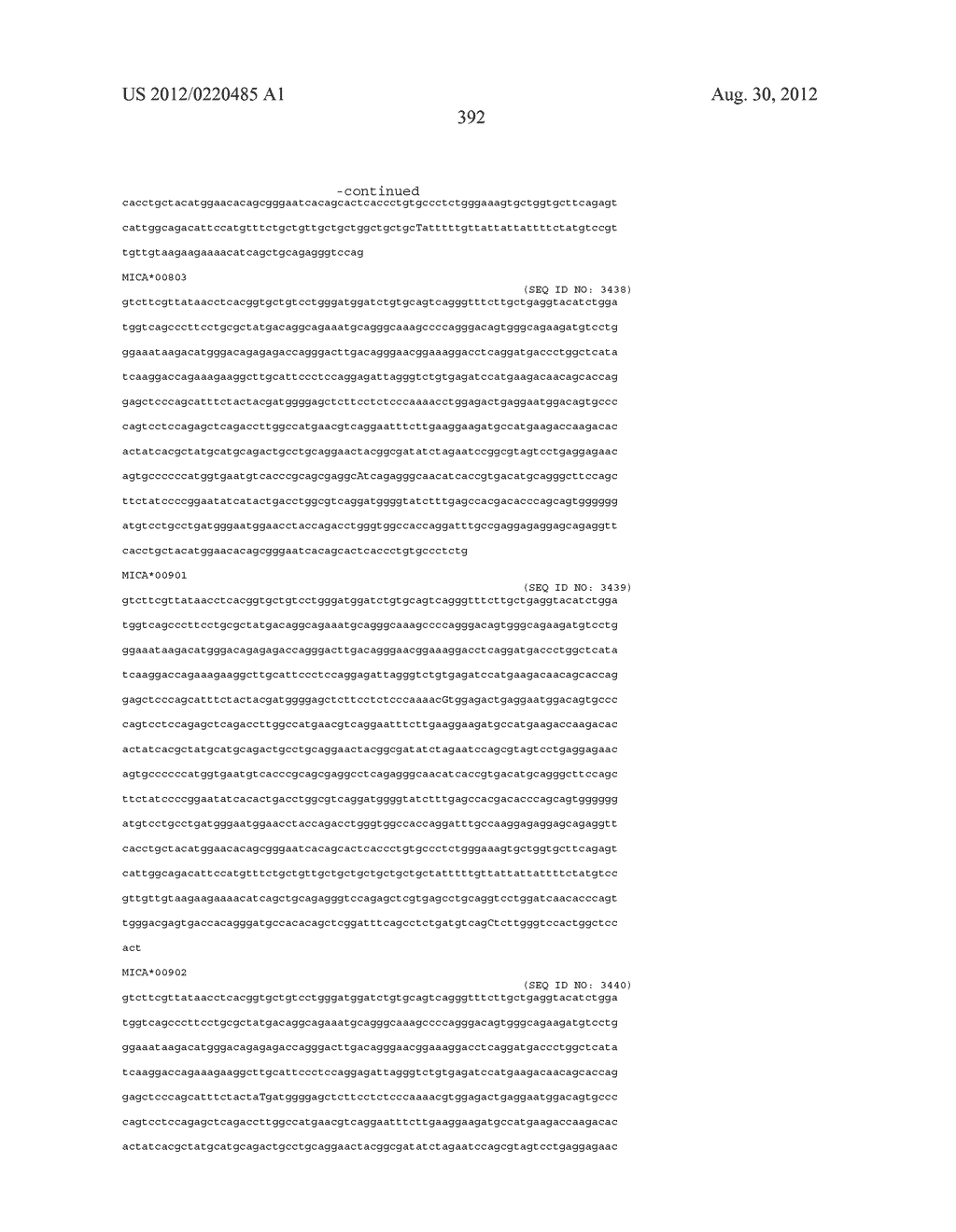 PROBE SET AND METHOD FOR IDENTIFYING HLA ALLELE - diagram, schematic, and image 393