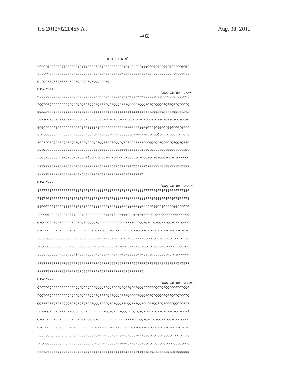 PROBE SET AND METHOD FOR IDENTIFYING HLA ALLELE - diagram, schematic, and image 403