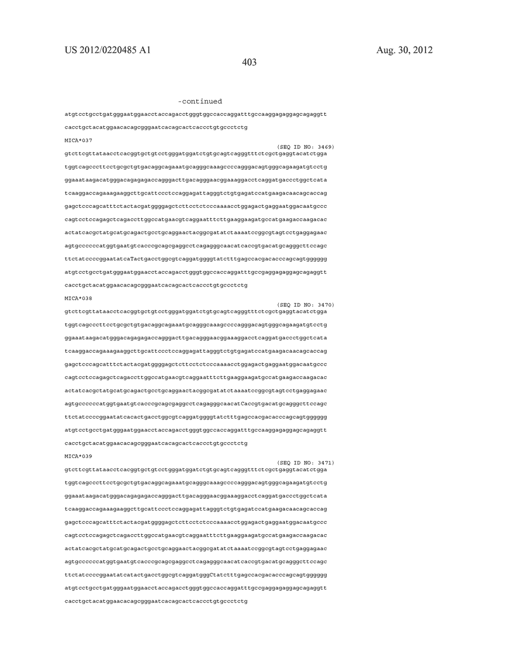 PROBE SET AND METHOD FOR IDENTIFYING HLA ALLELE - diagram, schematic, and image 404