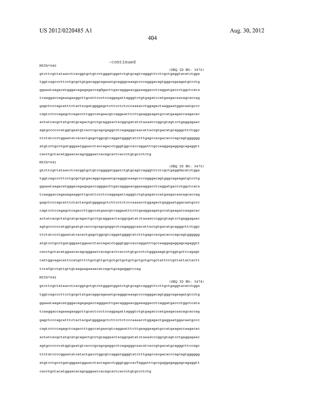 PROBE SET AND METHOD FOR IDENTIFYING HLA ALLELE - diagram, schematic, and image 405