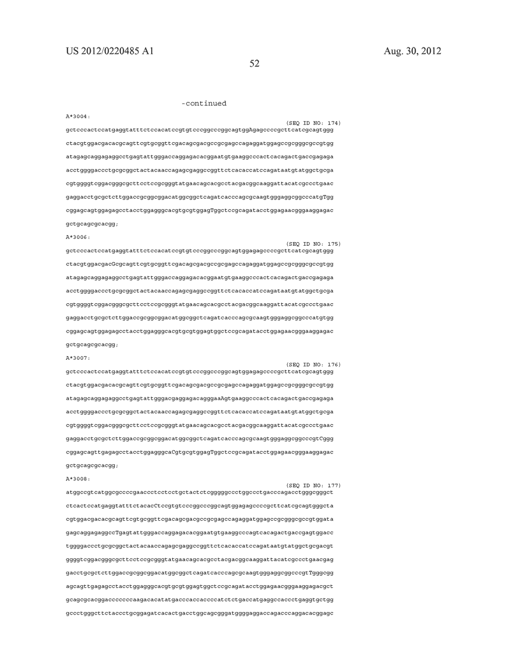 PROBE SET AND METHOD FOR IDENTIFYING HLA ALLELE - diagram, schematic, and image 53