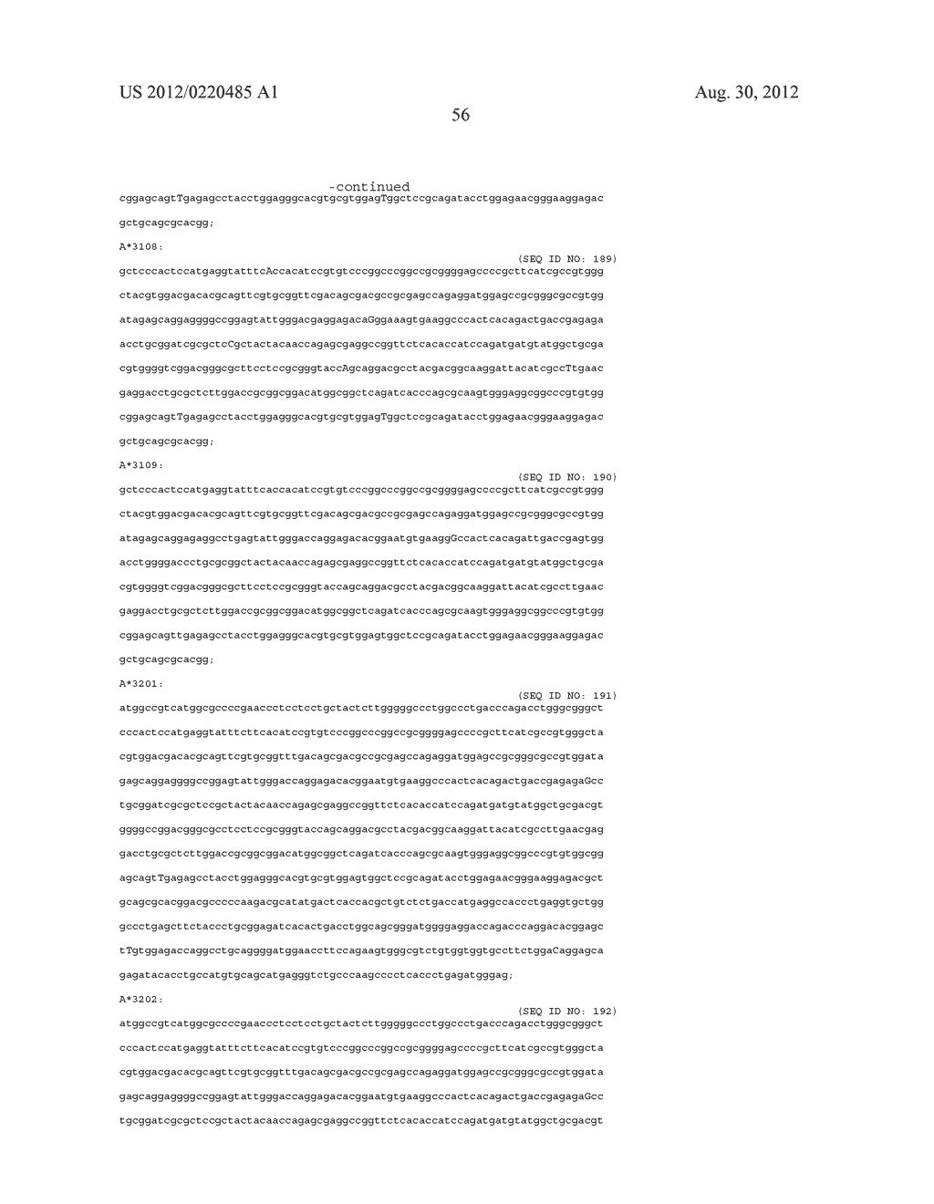 PROBE SET AND METHOD FOR IDENTIFYING HLA ALLELE - diagram, schematic, and image 57