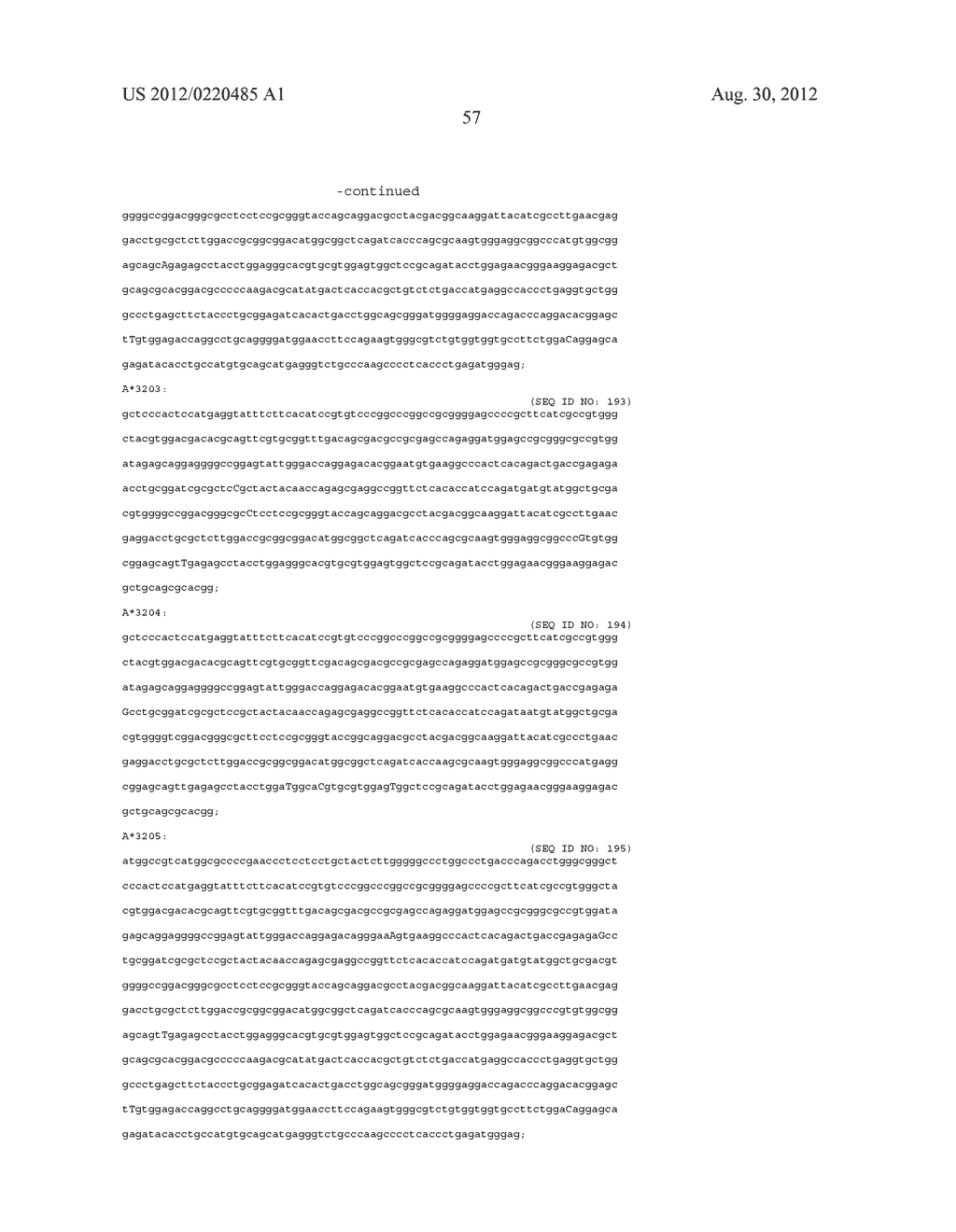 PROBE SET AND METHOD FOR IDENTIFYING HLA ALLELE - diagram, schematic, and image 58