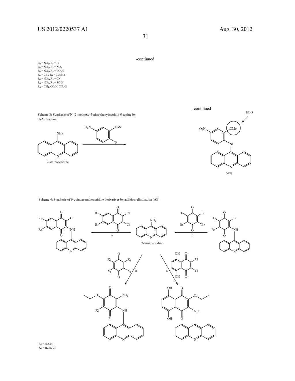 9-AMINOACRIDINE DERIVATIVES, THEIR PREPARATION AND USES - diagram, schematic, and image 33