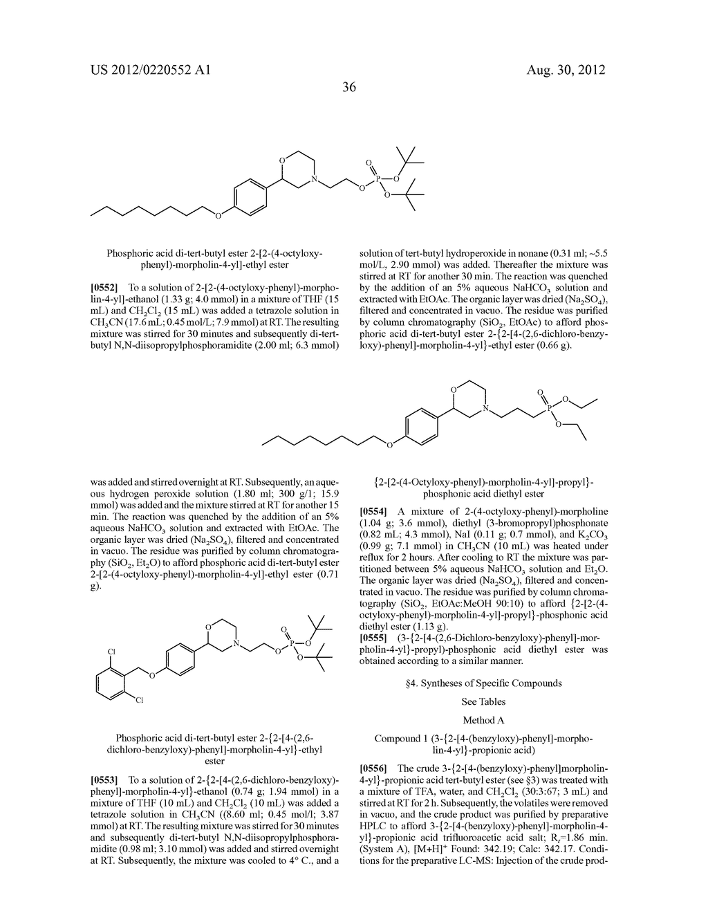 (THIO)MORPHOLINE DERIVATIVES AS S1P MODULATORS - diagram, schematic, and image 38