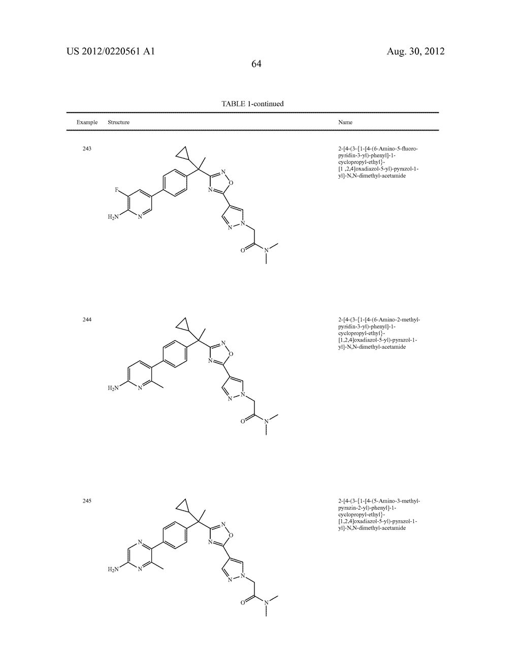 OXADIAZOLE INHIBITORS OF LEUKOTRIENE PRODUCTION - diagram, schematic, and image 65