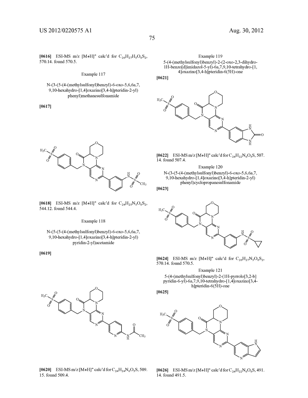 N-SUBSTITUTED OXAZINOPTERIDINES AND OXAZINOPTERIDINONES - diagram, schematic, and image 76