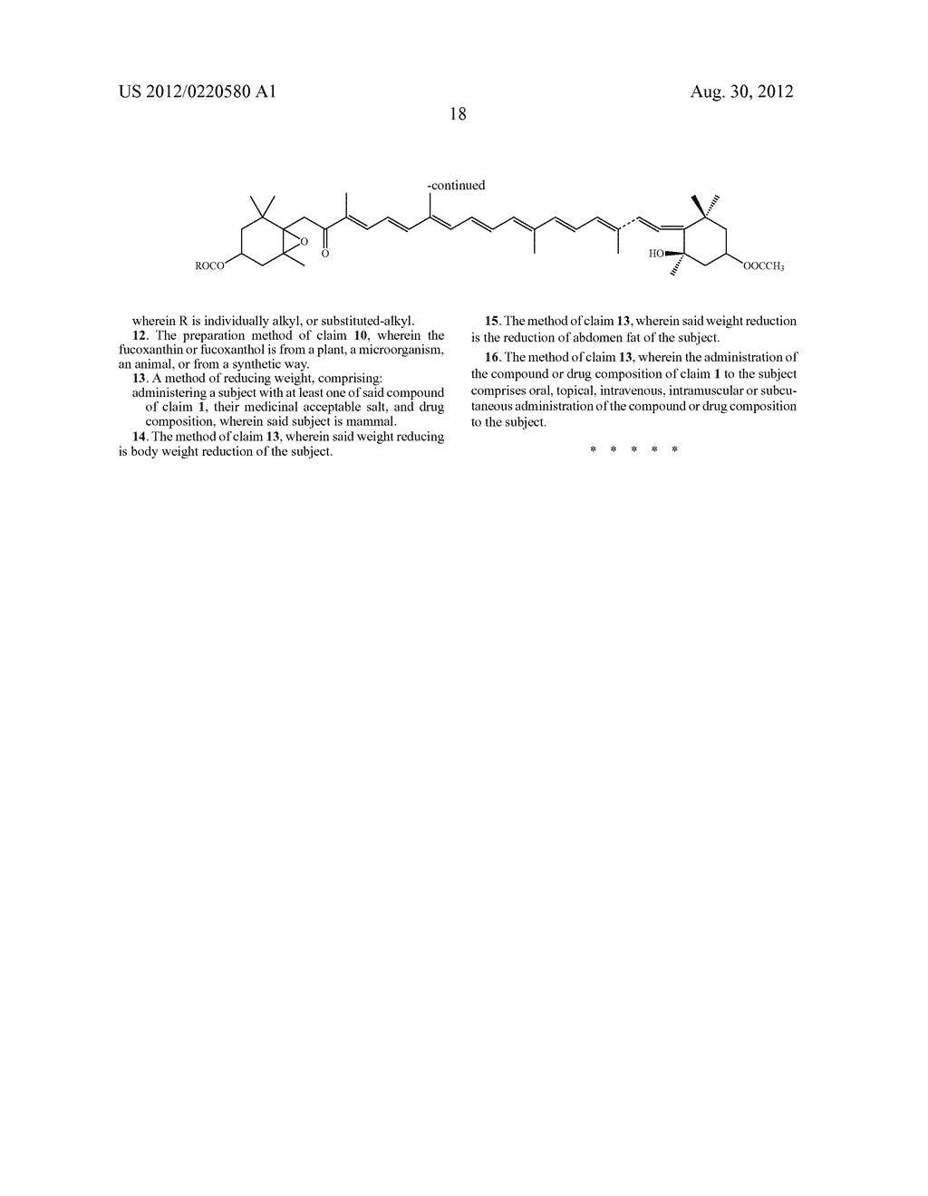 PREPARATION OF CAROTENOID DERIVATIVES AND THEIR APPLICATIONS - diagram, schematic, and image 19