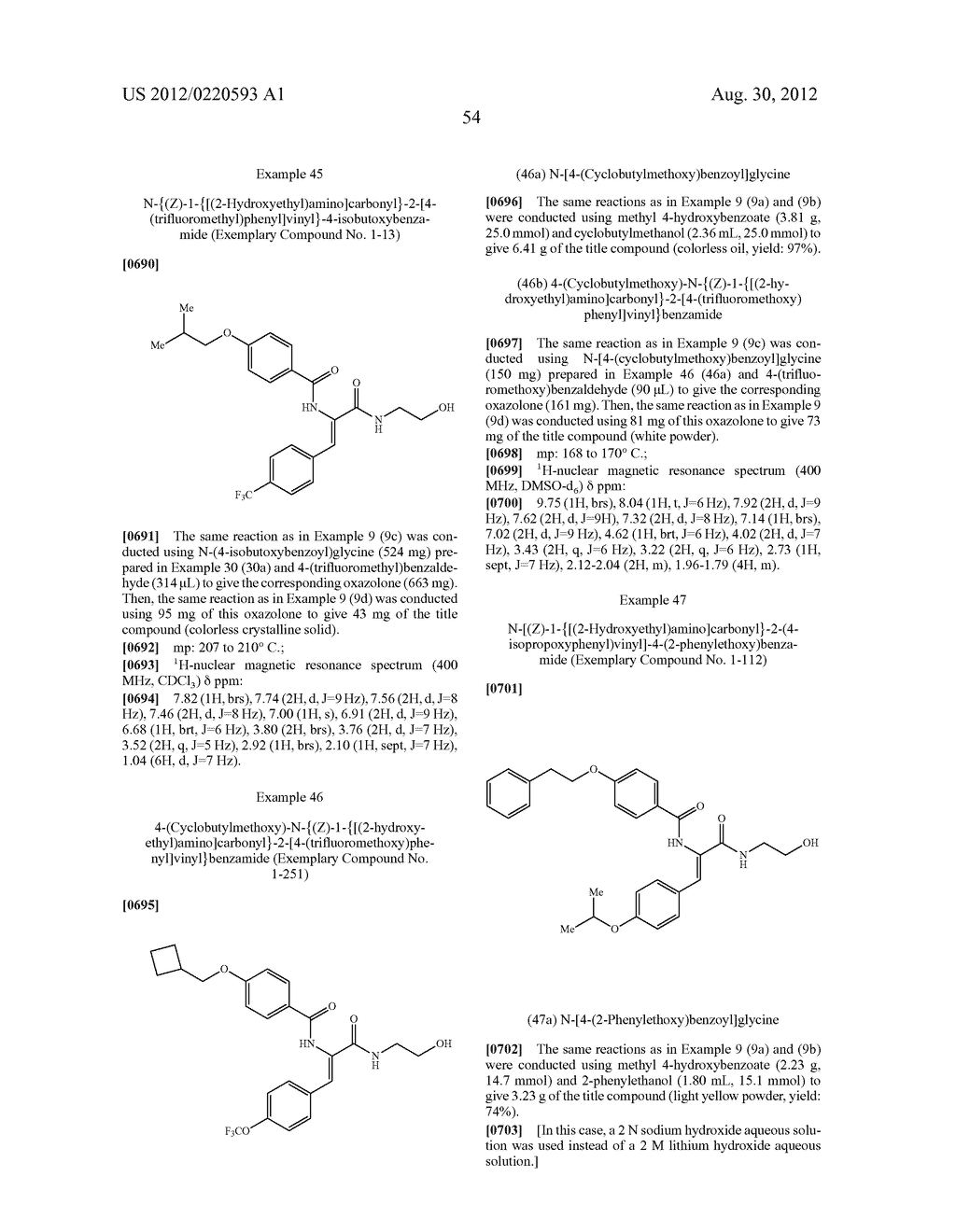 Substituted Acrylamide Derivative and Pharmaceutical Composition     Comprising the Same - diagram, schematic, and image 55