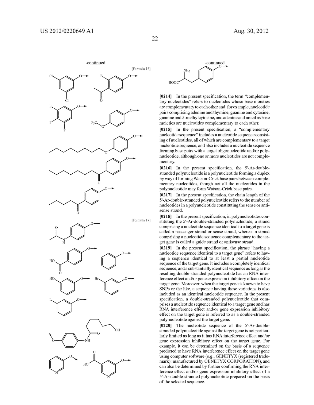 MODIFIED DOUBLE-STRANDED POLYNUCLEOTIDE - diagram, schematic, and image 60