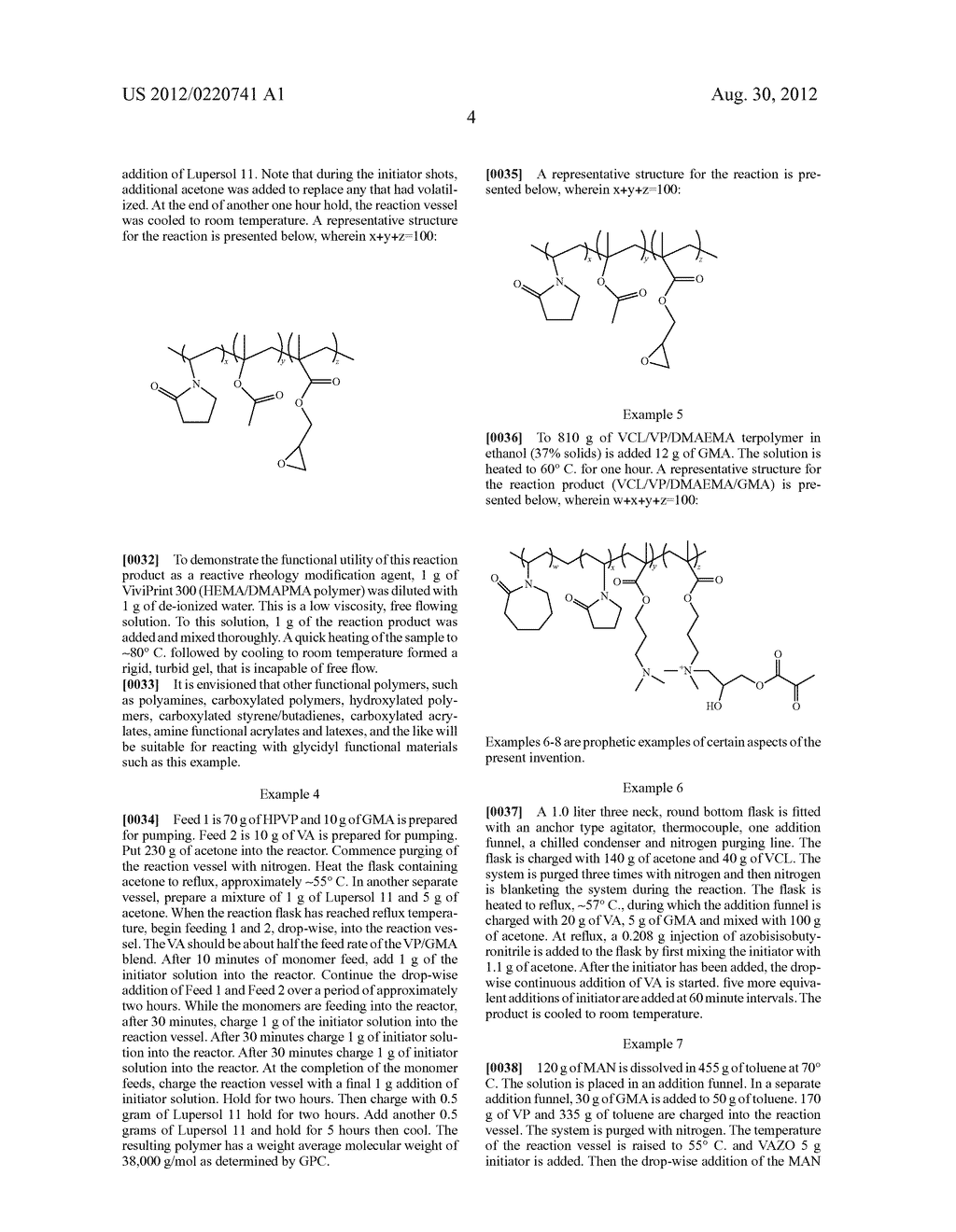 POLYVINYLAMIDE POLYMERS CONTAINING POLYMERIZABLE FUNCTIONALITIES - diagram, schematic, and image 05