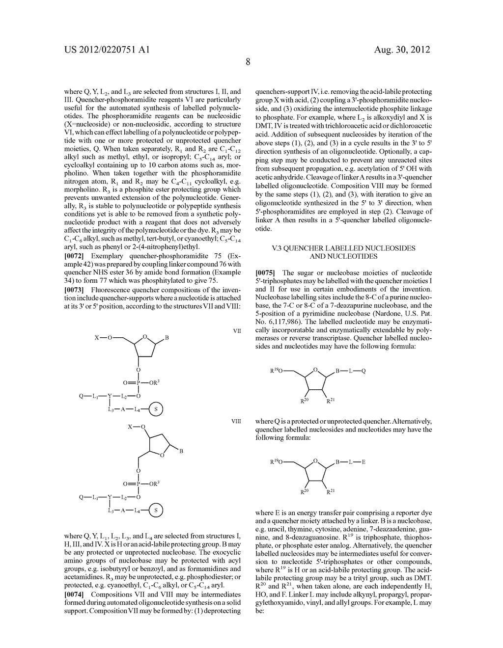 Non-Fluorescent Quencher Compounds and Biomolecular Assays - diagram, schematic, and image 09