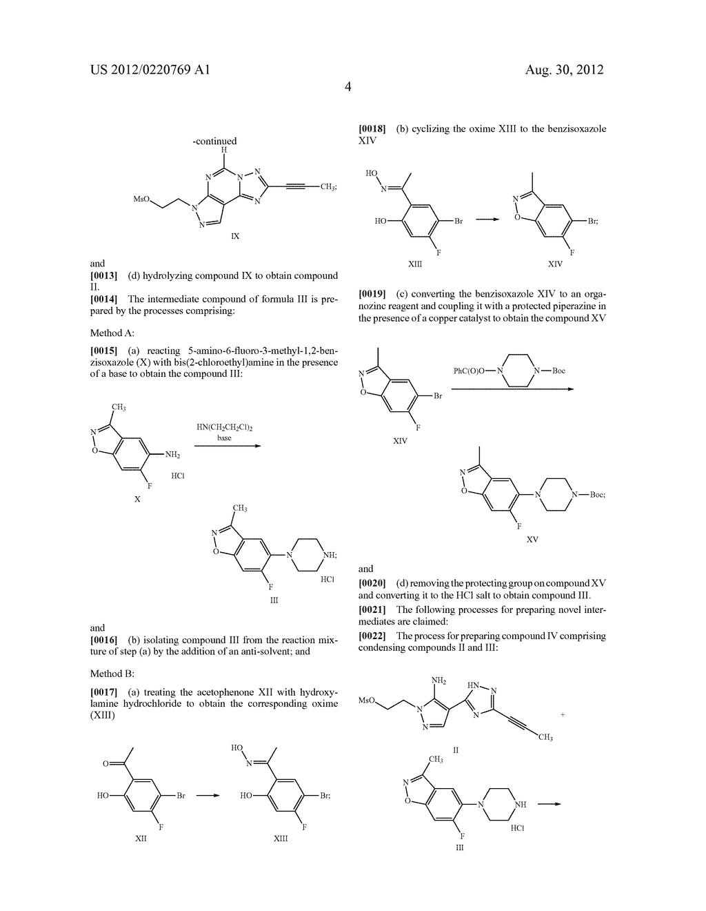 PROCESS FOR PREPARING A 2-ALKYNYL SUBSTITUTED     5-AMINO-PYRAZOLO-[4,3-e]-1,2,4-TRIAZOLO[1,5-c]PYRIMIDINE - diagram, schematic, and image 05