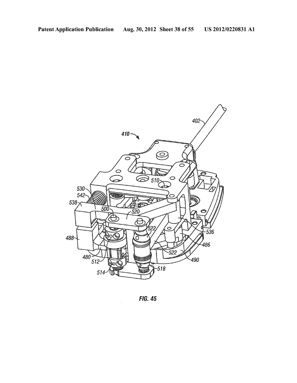 SURGICAL TOOL HAVING POSITIVELY POSITIONABLE TENDON-ACTUATED MULTI-DISK     WRIST JOINT - diagram, schematic, and image 39