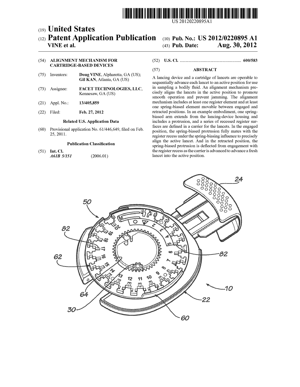 ALIGNMENT MECHANISM FOR CARTRIDGE-BASED DEVICES - diagram, schematic, and image 01