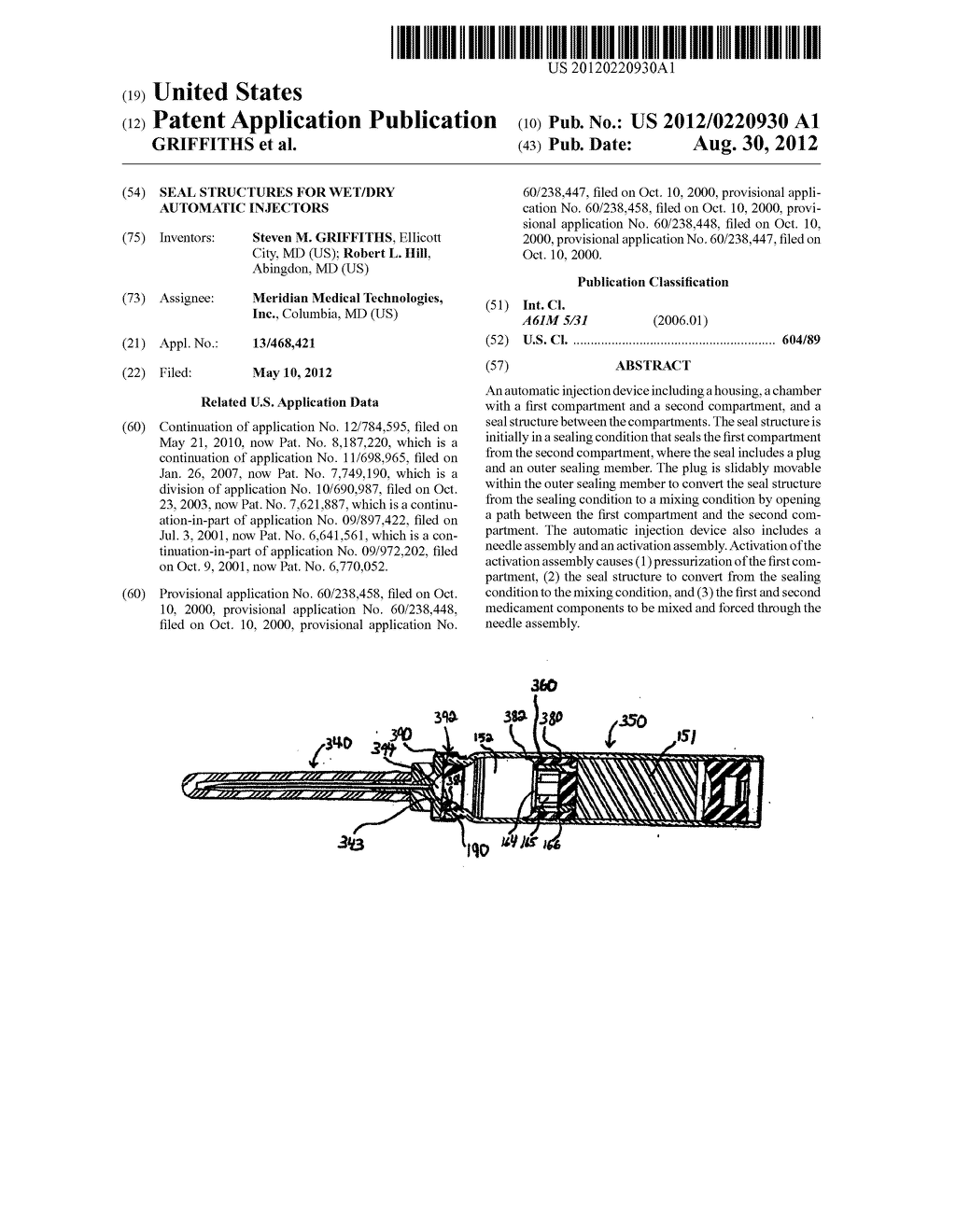 Seal Structures For Wet/Dry Automatic Injectors - diagram, schematic, and image 01