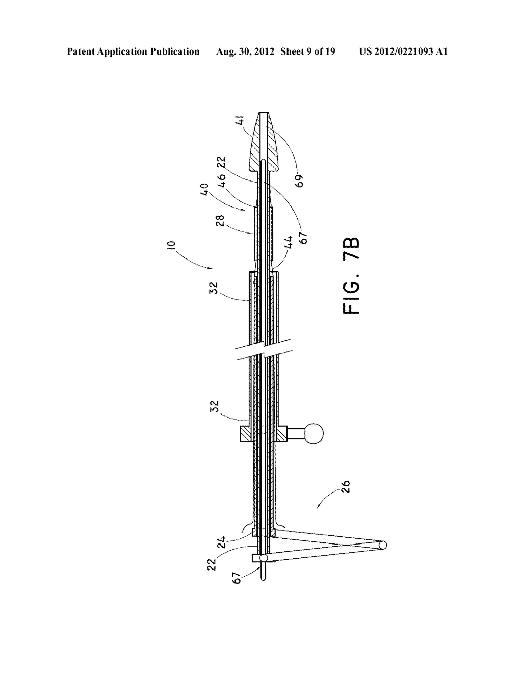 SHORT THROW CENTERED HANDLE FOR STENT DELIVERY SYSTEM - diagram, schematic, and image 10