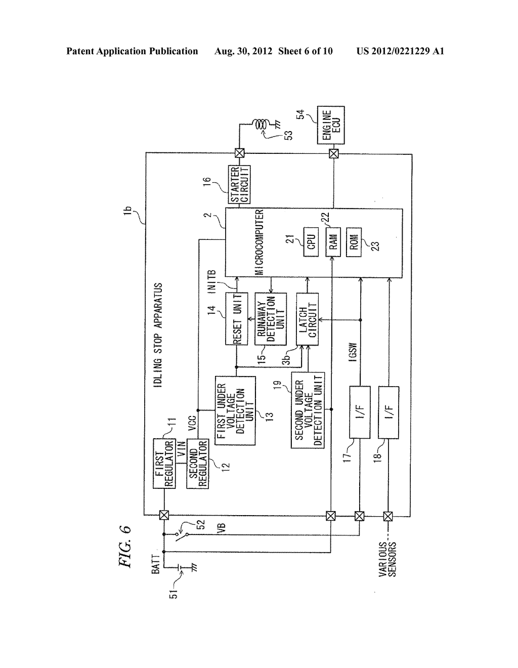 IDLING STOP APPARATUS AND METHOD FOR DISABLING IDLING STOP FUNCTION - diagram, schematic, and image 07