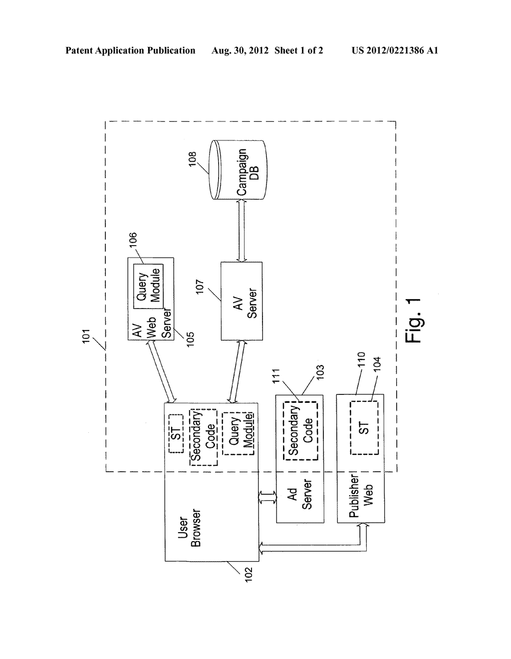 REAL-TIME ONLINE ADVERTISEMENT VERIFICATION SYSTEM AND METHOD - diagram, schematic, and image 02