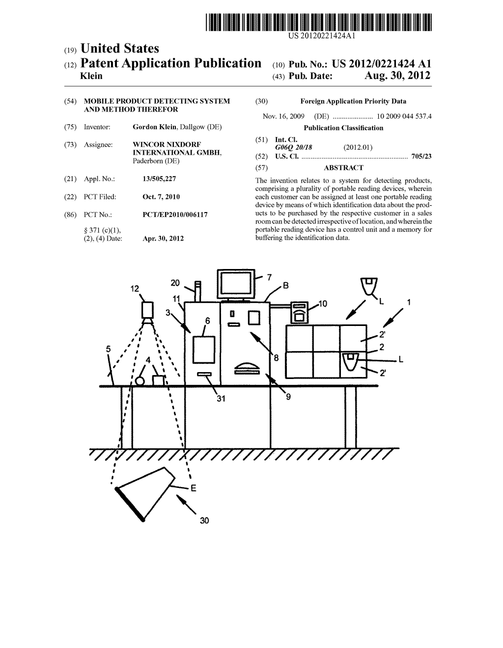 MOBILE PRODUCT DETECTING SYSTEM AND METHOD THEREFOR - diagram, schematic, and image 01