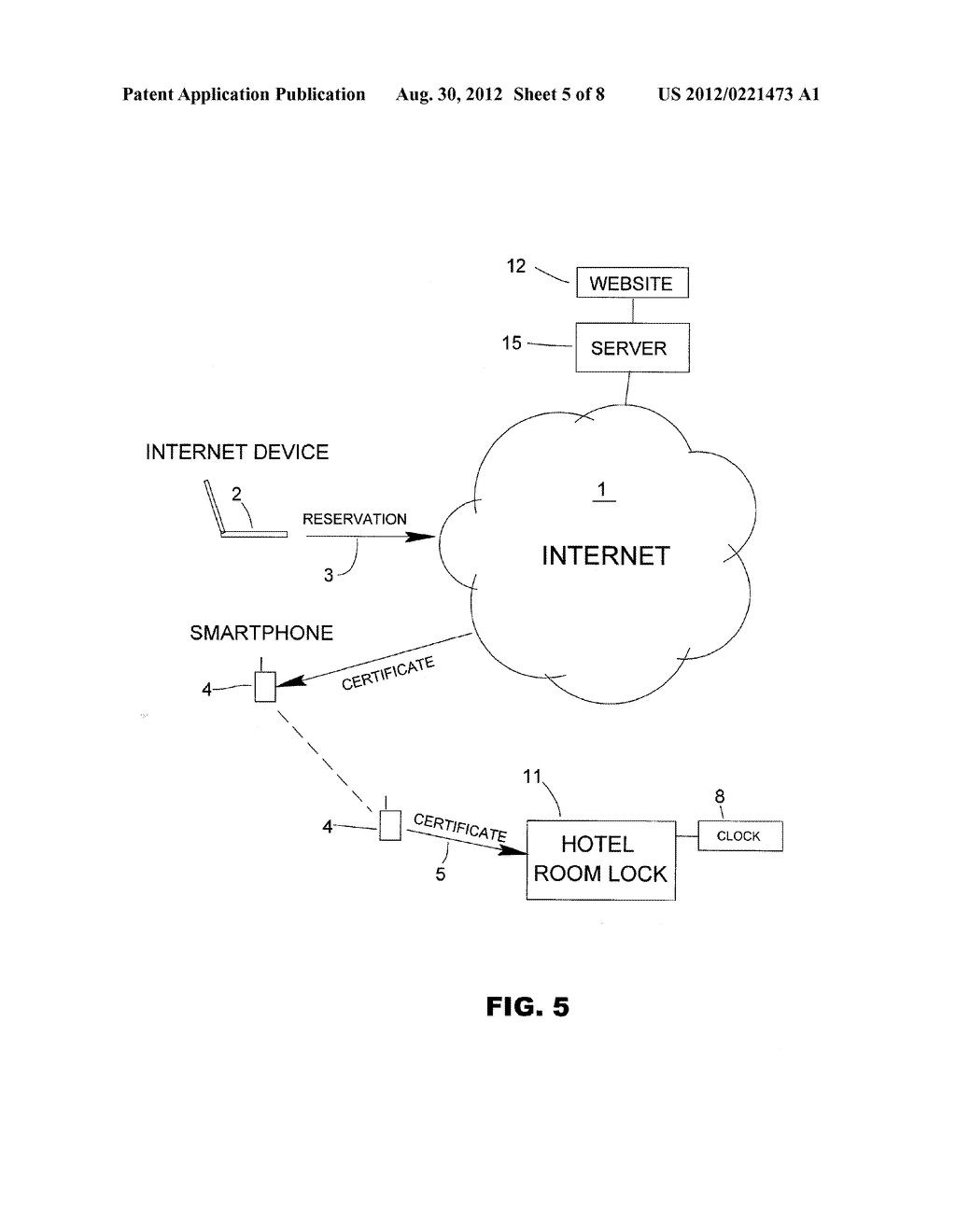 Method and System for Using a Mobile Device for Secure Access to Electric     Vehicle Supply Equipment - diagram, schematic, and image 06