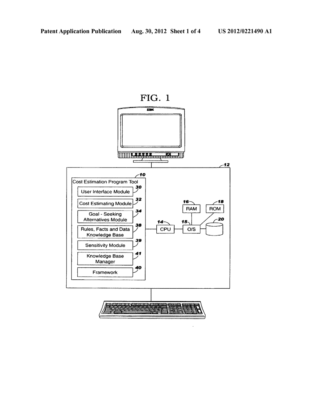 SYSTEM, METHOD AND PROGRAM TO ESTIMATE COST OF DISTRIBUTING SOFTWARE - diagram, schematic, and image 02