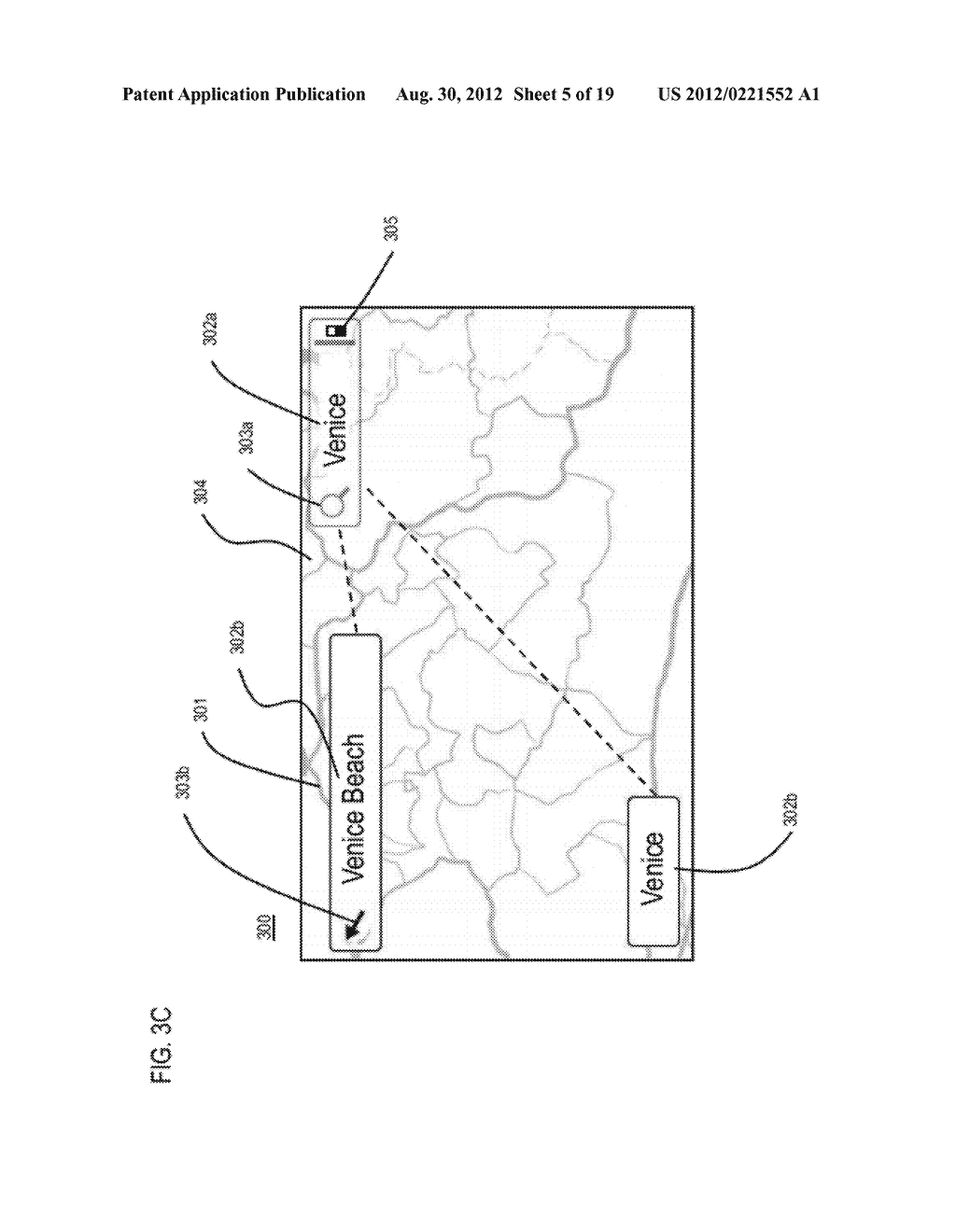 METHOD AND APPARATUS FOR PROVIDING AN ACTIVE SEARCH USER INTERFACE ELEMENT - diagram, schematic, and image 06