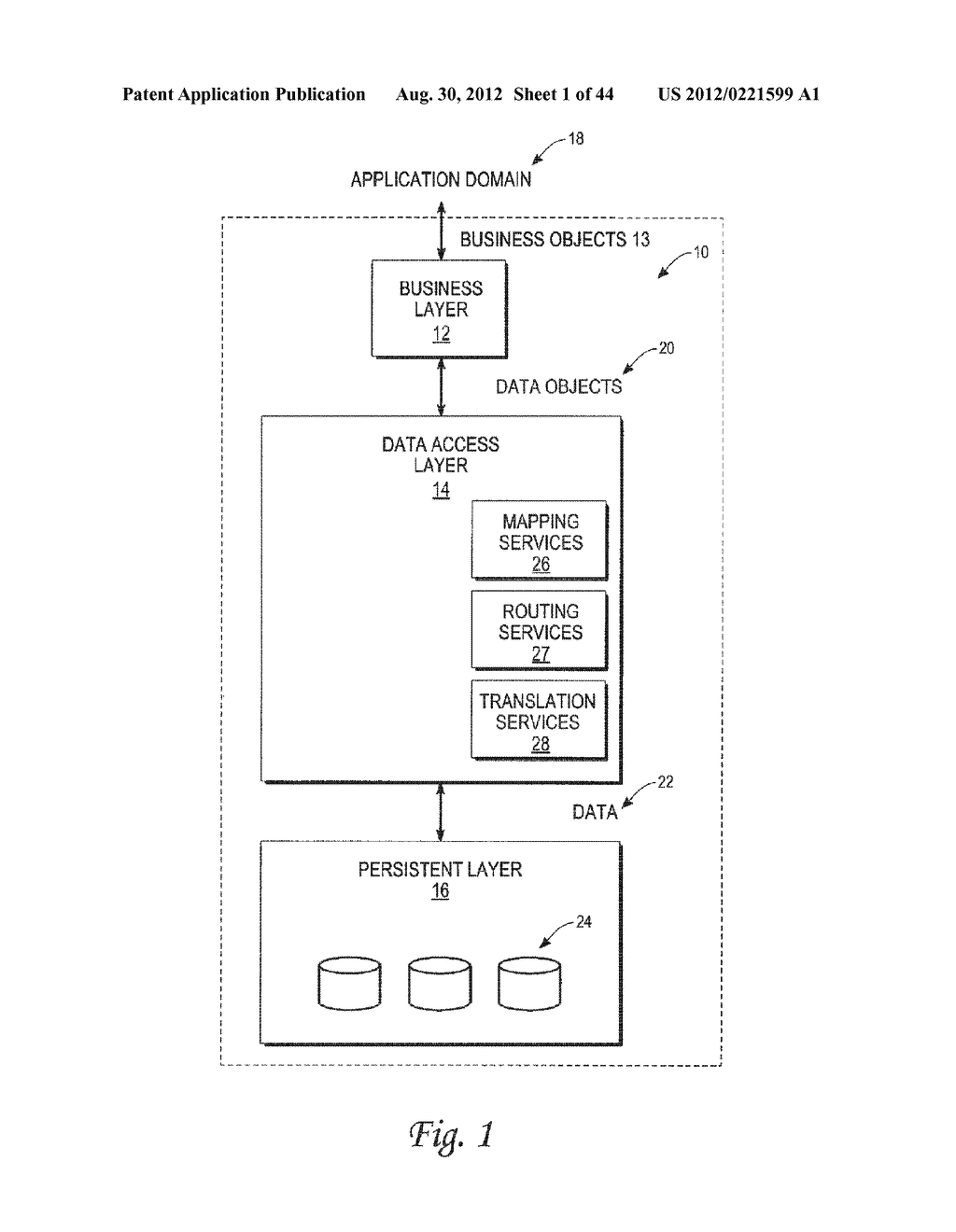 METHOD AND SYSTEM FOR A TRANSPARENT APPLICATION OF MULTIPLE QUERIES ACROSS     MULTIPLE DATA SOURCES - diagram, schematic, and image 02