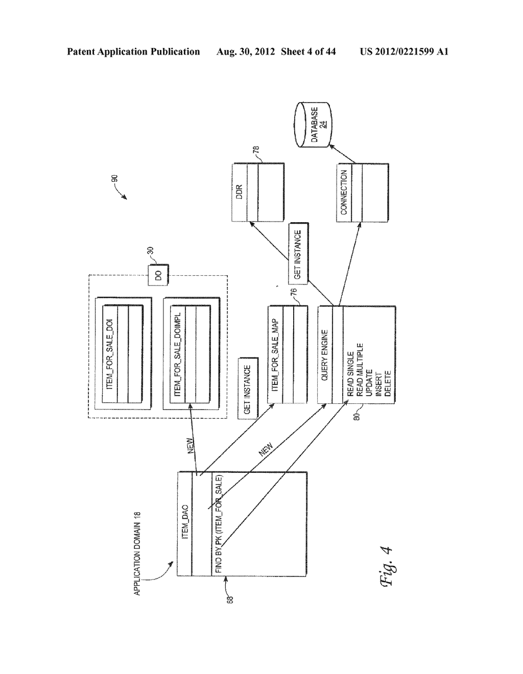 METHOD AND SYSTEM FOR A TRANSPARENT APPLICATION OF MULTIPLE QUERIES ACROSS     MULTIPLE DATA SOURCES - diagram, schematic, and image 05