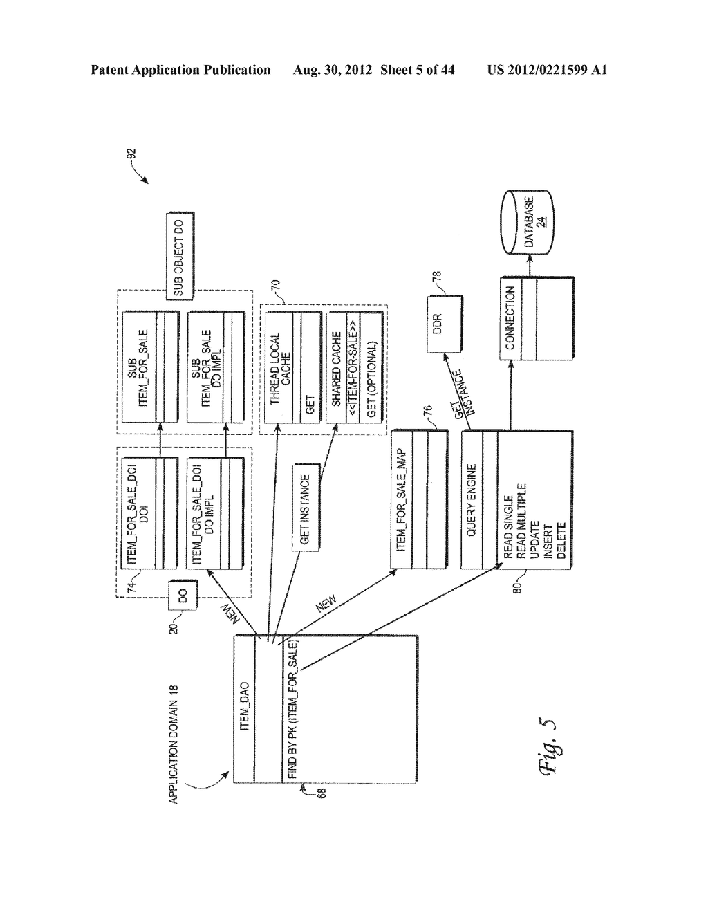 METHOD AND SYSTEM FOR A TRANSPARENT APPLICATION OF MULTIPLE QUERIES ACROSS     MULTIPLE DATA SOURCES - diagram, schematic, and image 06
