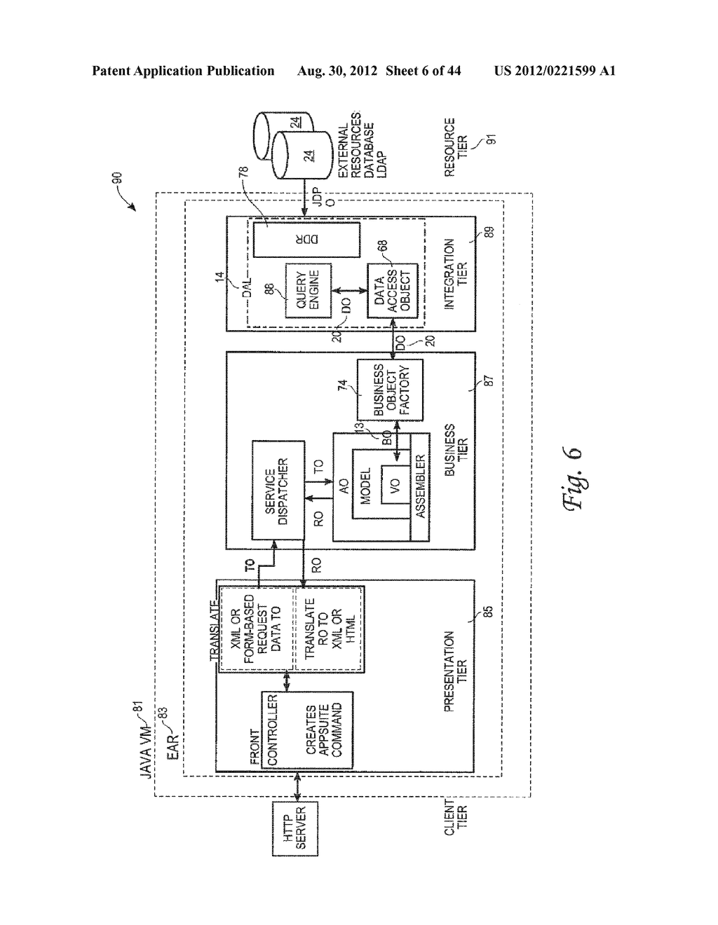 METHOD AND SYSTEM FOR A TRANSPARENT APPLICATION OF MULTIPLE QUERIES ACROSS     MULTIPLE DATA SOURCES - diagram, schematic, and image 07