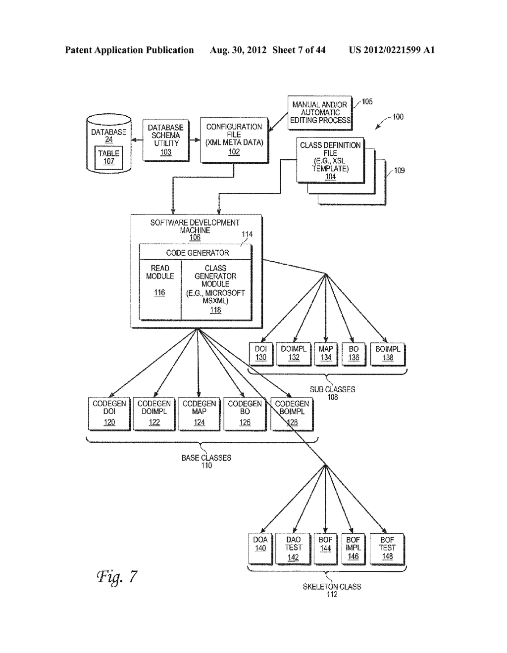 METHOD AND SYSTEM FOR A TRANSPARENT APPLICATION OF MULTIPLE QUERIES ACROSS     MULTIPLE DATA SOURCES - diagram, schematic, and image 08
