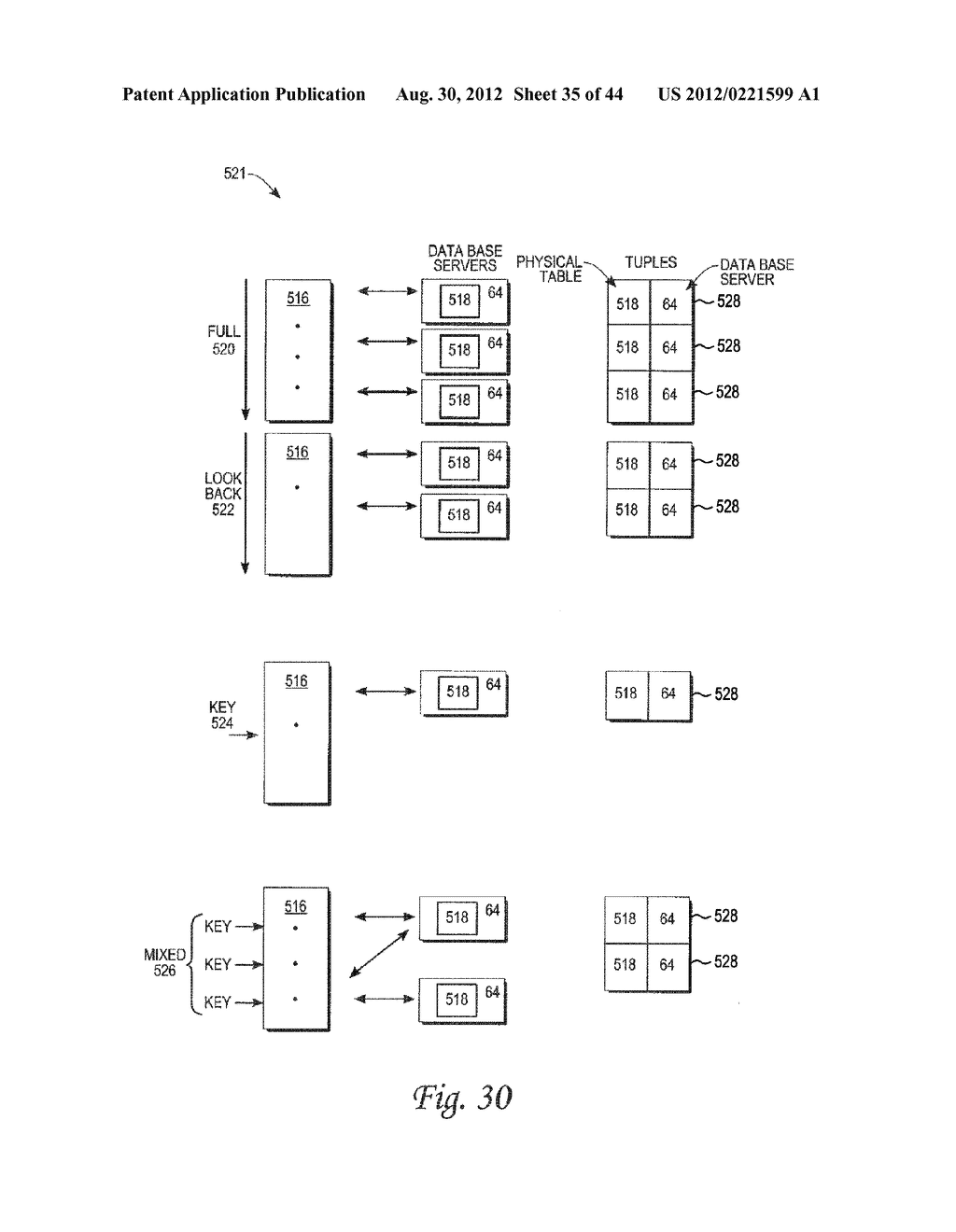METHOD AND SYSTEM FOR A TRANSPARENT APPLICATION OF MULTIPLE QUERIES ACROSS     MULTIPLE DATA SOURCES - diagram, schematic, and image 36