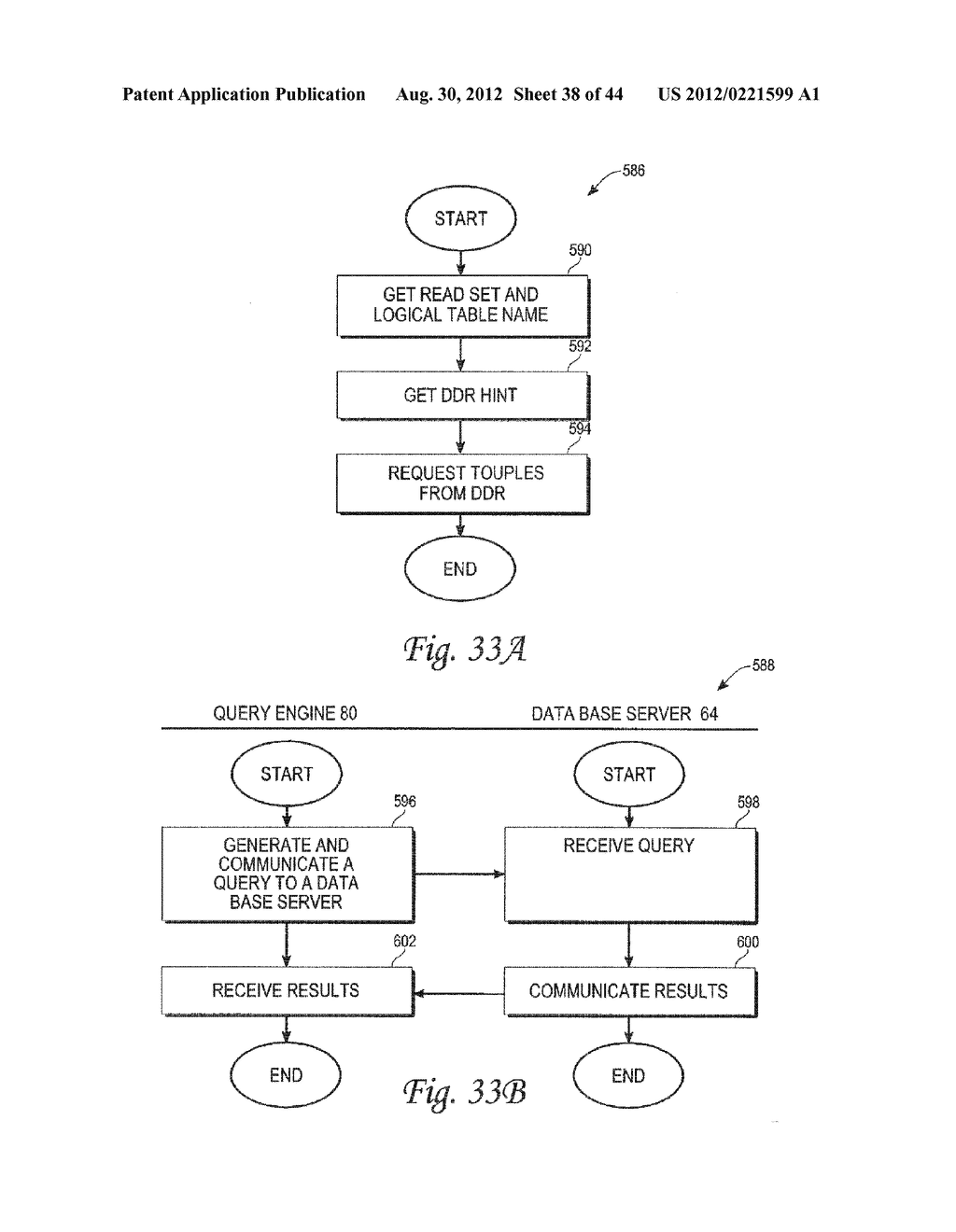 METHOD AND SYSTEM FOR A TRANSPARENT APPLICATION OF MULTIPLE QUERIES ACROSS     MULTIPLE DATA SOURCES - diagram, schematic, and image 39