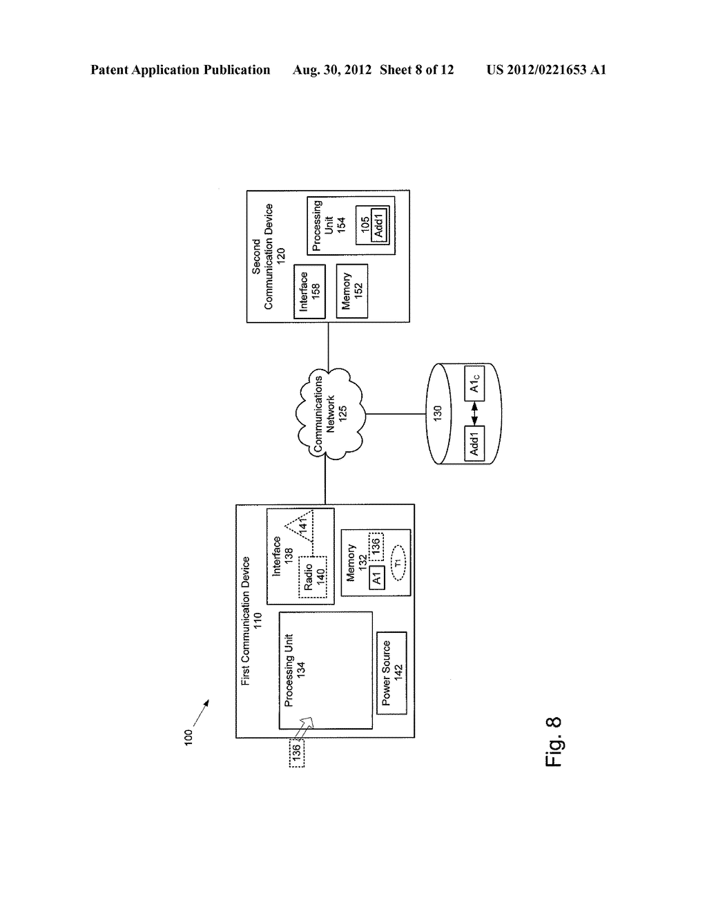 METHOD AND COMMUNICATION DEVICE FOR PROCESSING DATA FOR TRANSMISSION FROM     THE COMMUNICATION DEVICE TO A SECOND COMMUNICATION DEVICE - diagram, schematic, and image 09
