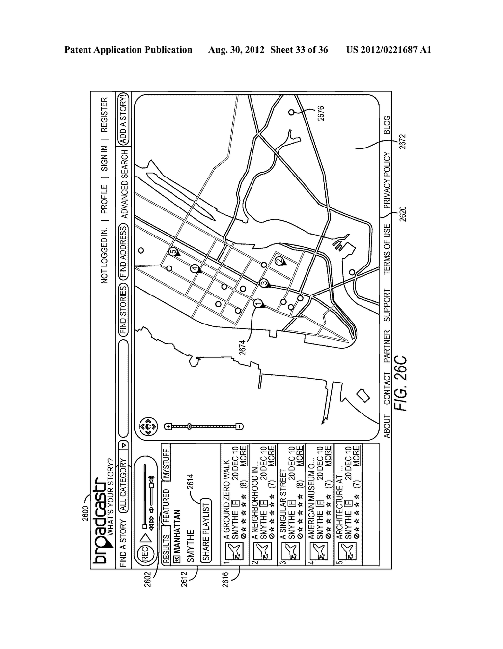 Systems, Methods and Apparatus for Providing a Geotagged Media Experience - diagram, schematic, and image 34