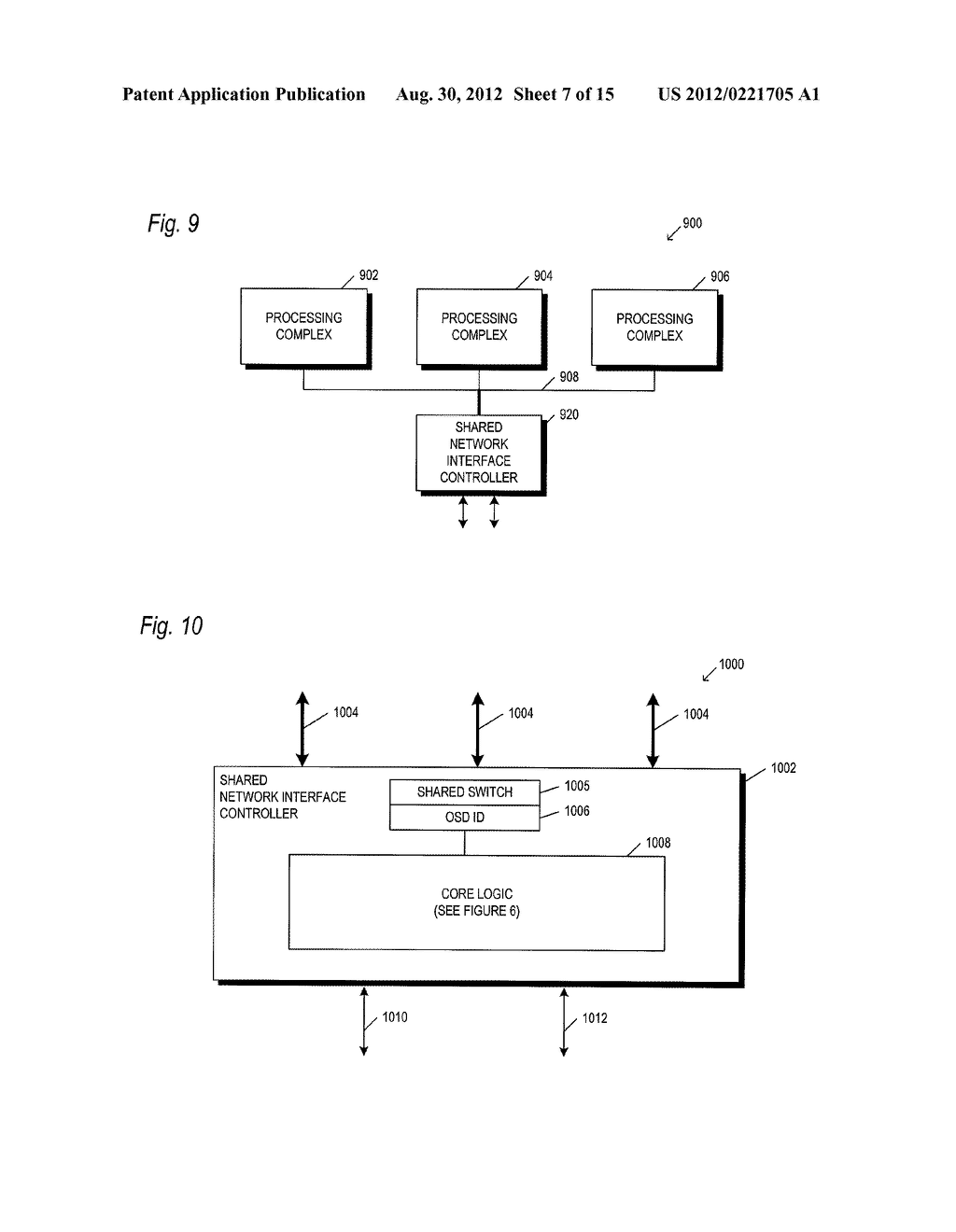 METHOD AND APPARATUS FOR A SHARED I/O NETWORK INTERFACE CONTROLLER - diagram, schematic, and image 10