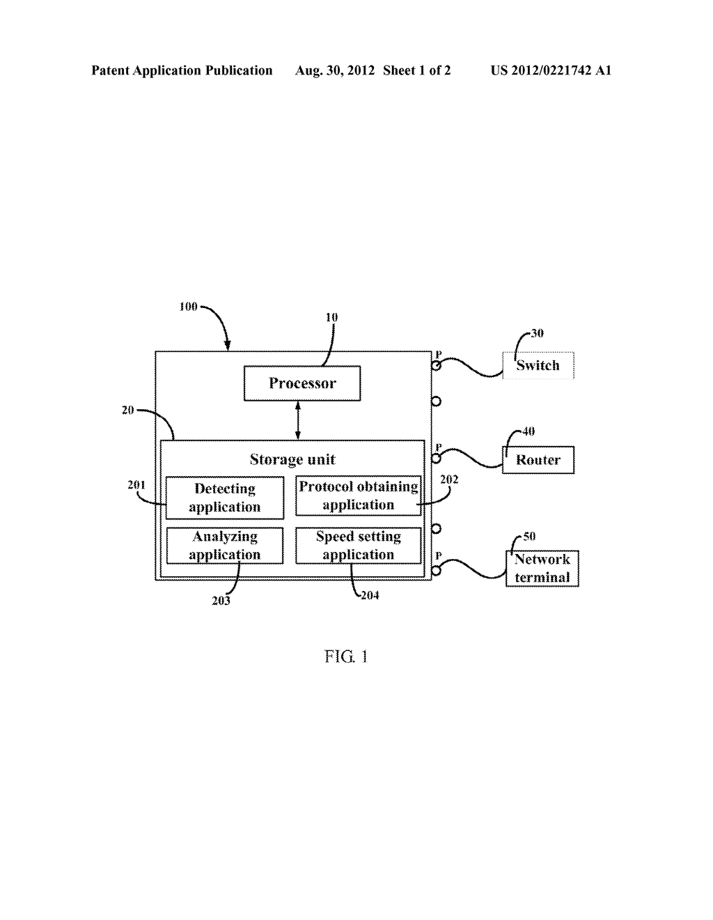 SWITCH CAPABLE OF SAVING POWER AND METHOD THEREOF - diagram, schematic, and image 02