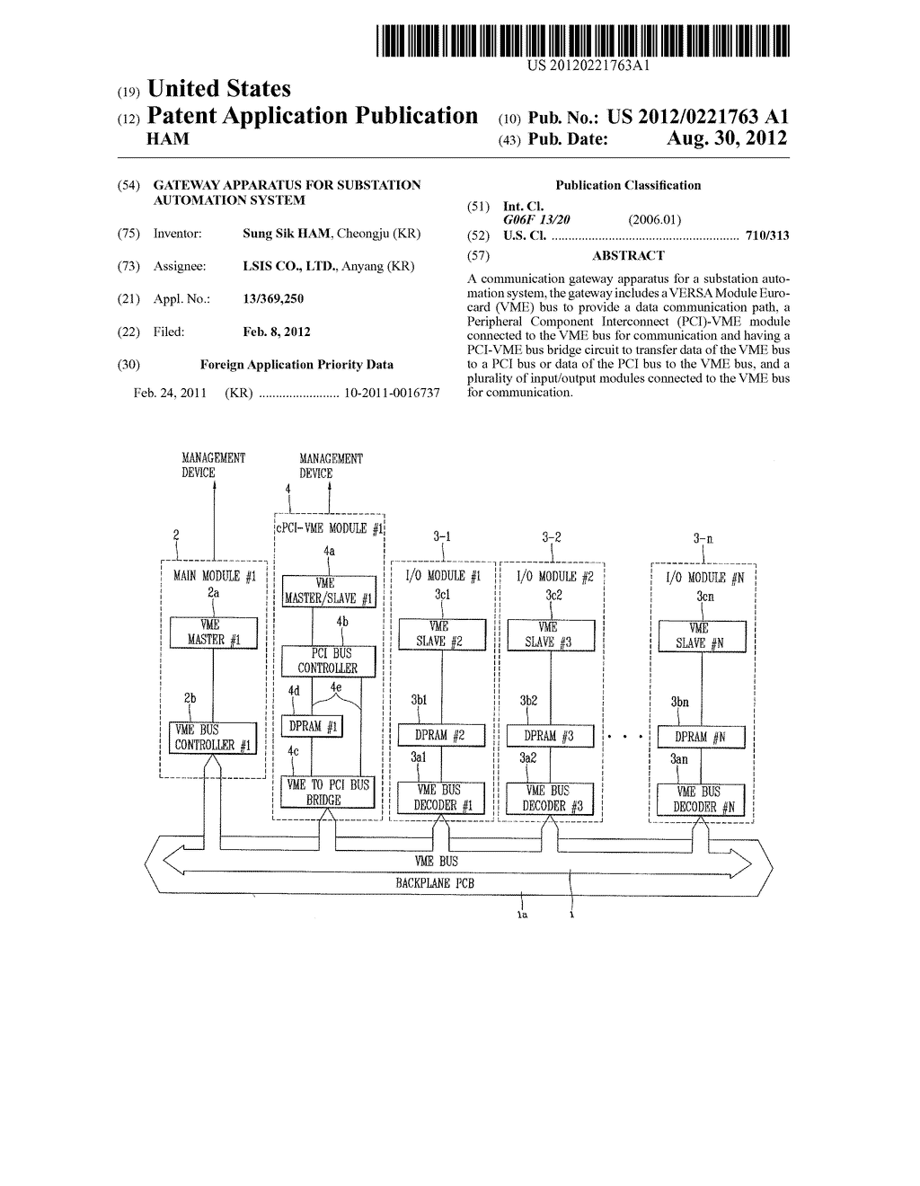 GATEWAY APPARATUS FOR SUBSTATION AUTOMATION SYSTEM - diagram, schematic, and image 01