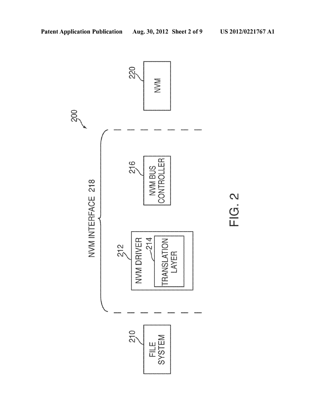 EFFICIENT BUFFERING FOR A SYSTEM HAVING NON-VOLATILE MEMORY - diagram, schematic, and image 03