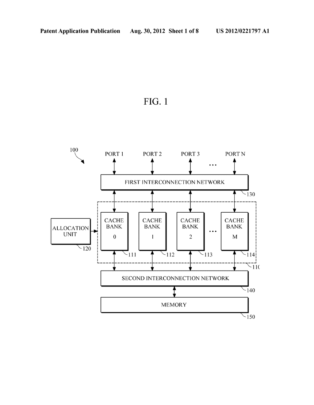 MULTI-PORT CACHE MEMORY APPARATUS AND METHOD - diagram, schematic, and image 02