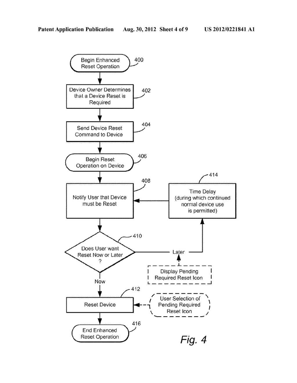 SYSTEM AND METHOD FOR SURELY BUT CONVENIENTLY CAUSING RESET OF A     COMPUTERIZED DEVICE - diagram, schematic, and image 05