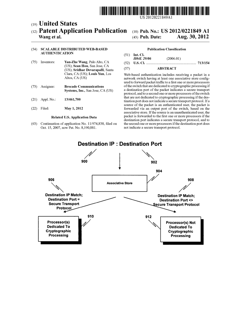 Scalable Distributed Web-Based Authentication - diagram, schematic, and image 01