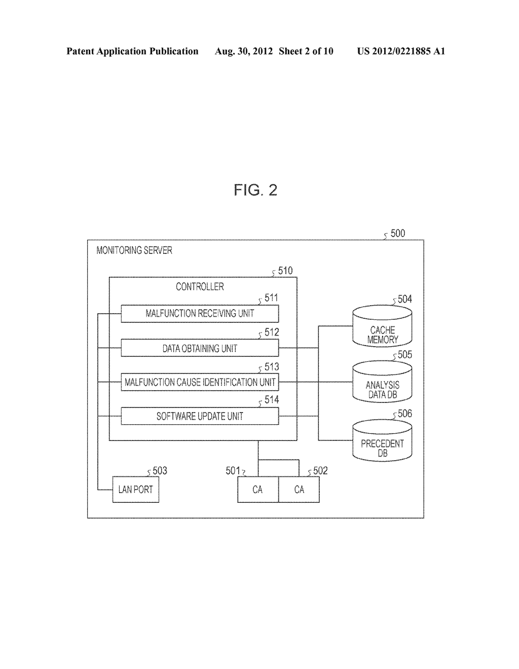 MONITORING DEVICE, MONITORING SYSTEM AND MONITORING METHOD - diagram, schematic, and image 03