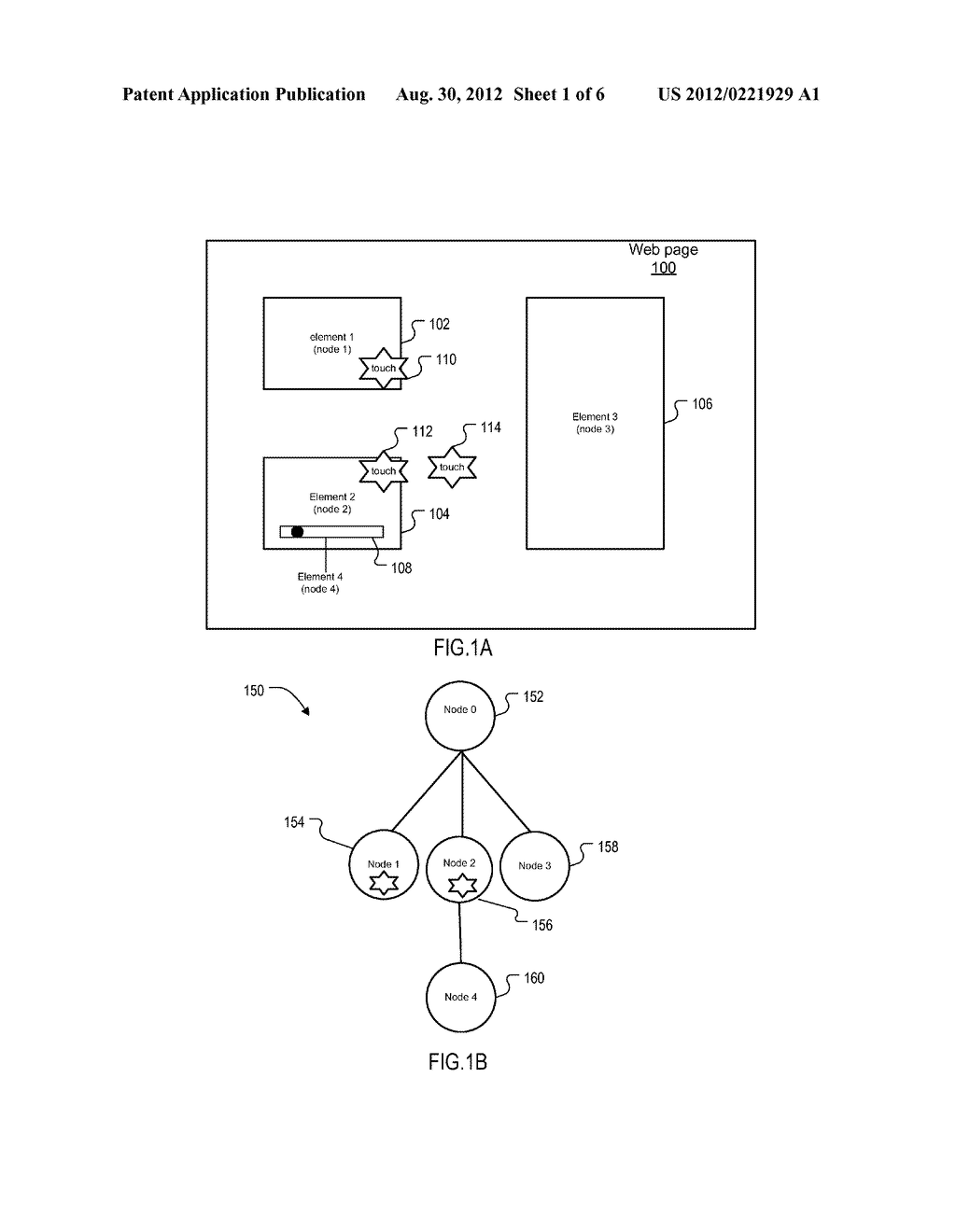 Touch Event Processing for Web Pages - diagram, schematic, and image 02