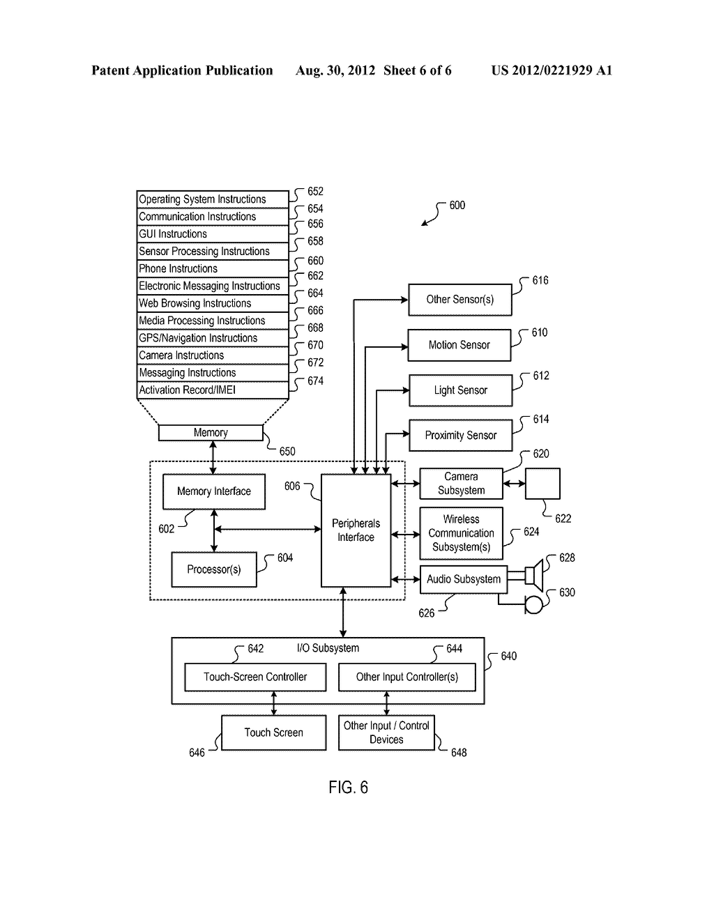 Touch Event Processing for Web Pages - diagram, schematic, and image 07