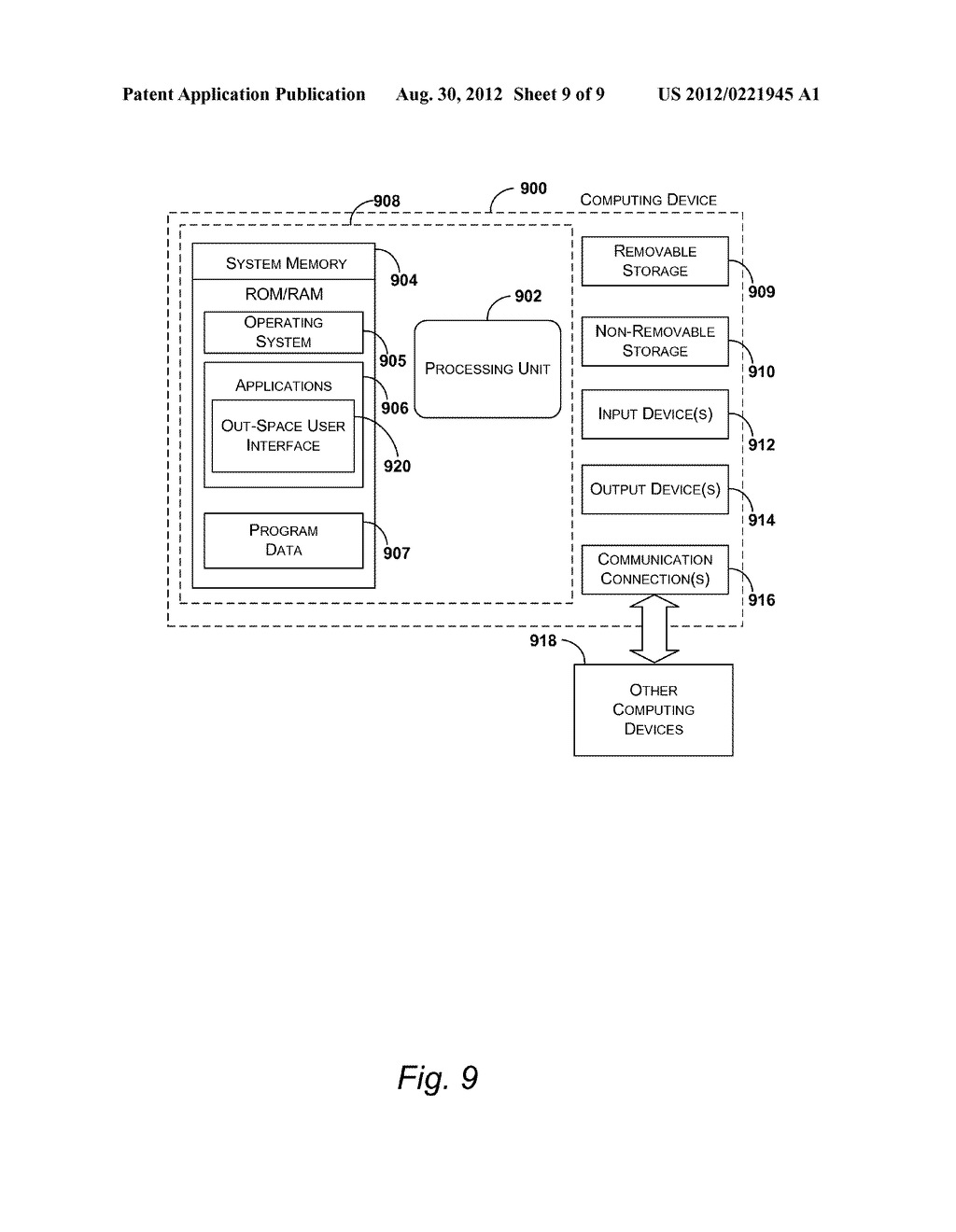 ACCESSING AN OUT-SPACE USER INTERFACE FOR A DOCUMENT EDITOR PROGRAM - diagram, schematic, and image 10