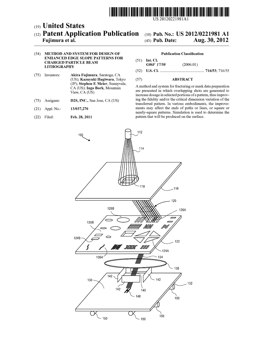 METHOD AND SYSTEM FOR DESIGN OF ENHANCED EDGE SLOPE PATTERNS FOR CHARGED     PARTICLE BEAM LITHOGRAPHY - diagram, schematic, and image 01